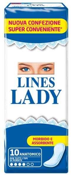 LINES LADY - ASSORBENTI ANATOMICO