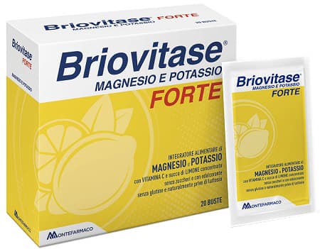 Briovitase Magnesio e Potassio Forte Integratore Alimentare 20 Buste Montefarmaco