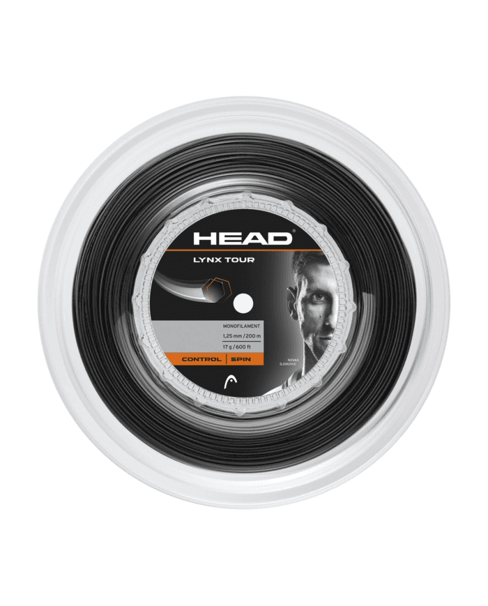 Corda Head Lynx Tour 200M Black, Calibro 1.20 1.25 1.30