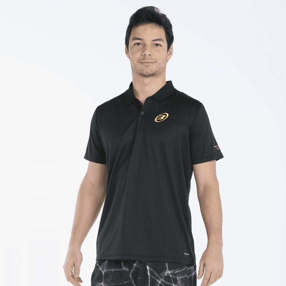T-Shirt Bullpadel uomo MANTA BLACK