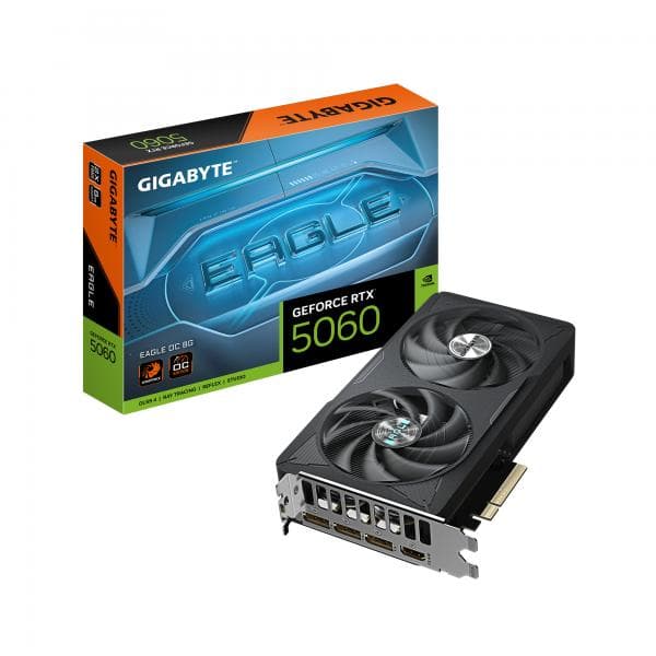 Gigabyte SCHEDA VIDEO GAMING GEFORCE RTX 5060 EAGLE OC 8GB (GV-N5060EAGLE OC-8GD) 4719331356439