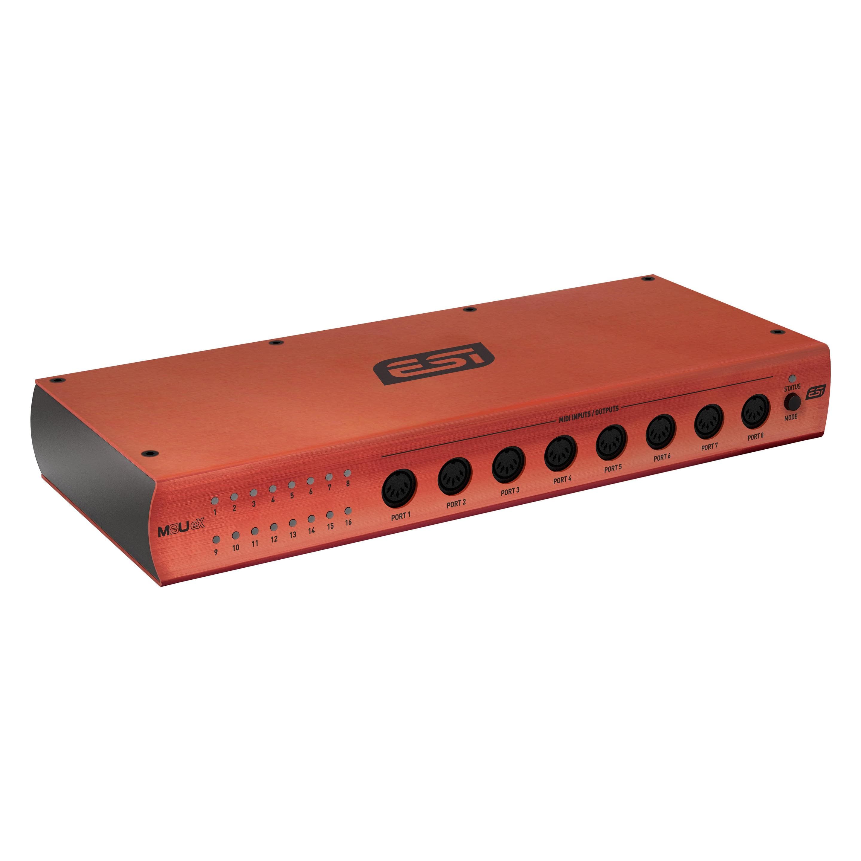 ESI Audiotechnik M8UeX (USB), Interfaccia audio, Rosso, Marrone