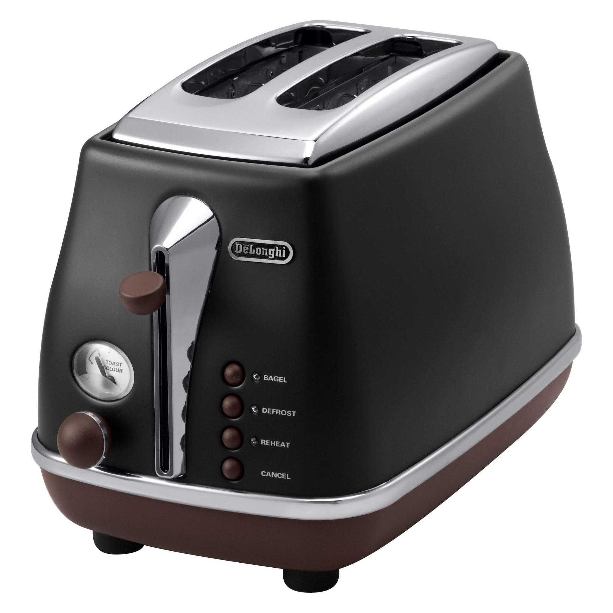De'Longhi Icona Vintage CTOV 2103.BK, Tostapane, Nero