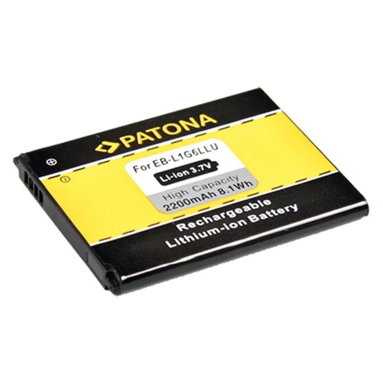 Patona EB-L1G6LLU (Accumulatore di carica elettrica, Samsung Galaxy S3), Pezzi di ricambio per dispositivi mobili, Nero, Giallo