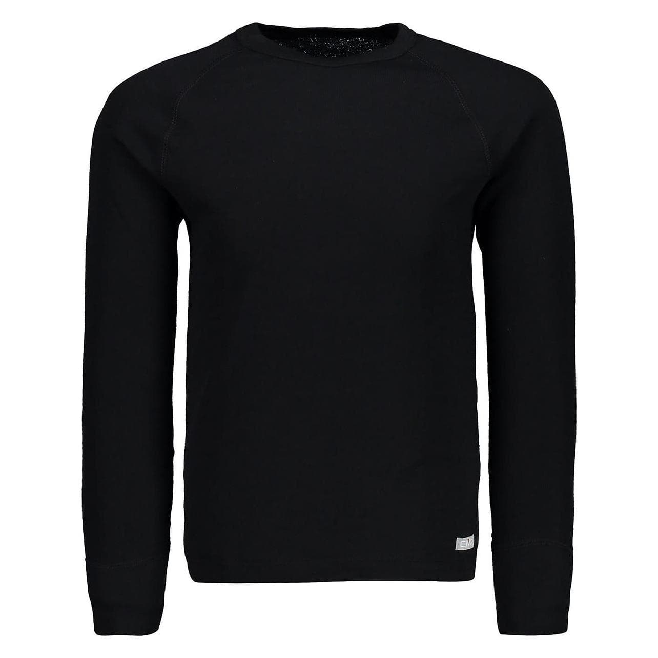 CMP Campagnolo, Unisex, Maglia funzionale, Felpa a maniche lunghe (128), Nero, 128