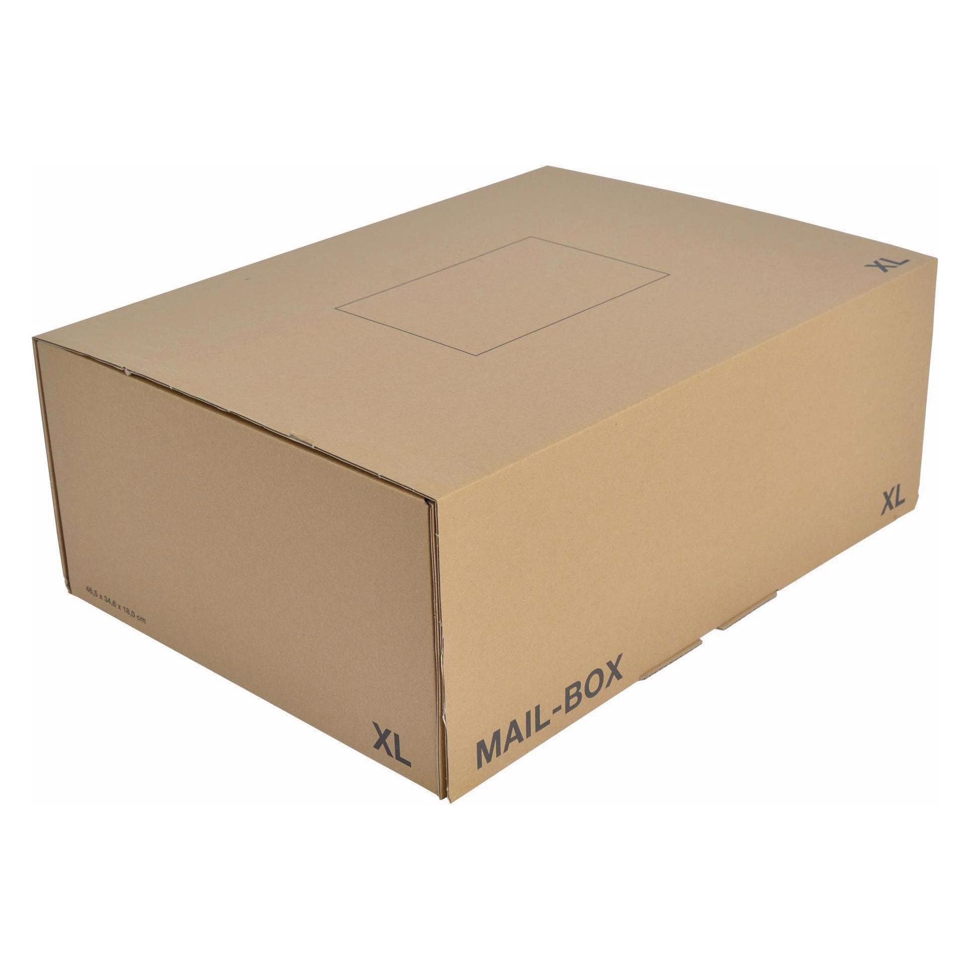 Fellowes, Cartone + Scatola di spedizione, Casella di spedizione Mail Box XL (1 pz., 46 x 33.50 x 17.50 cm)