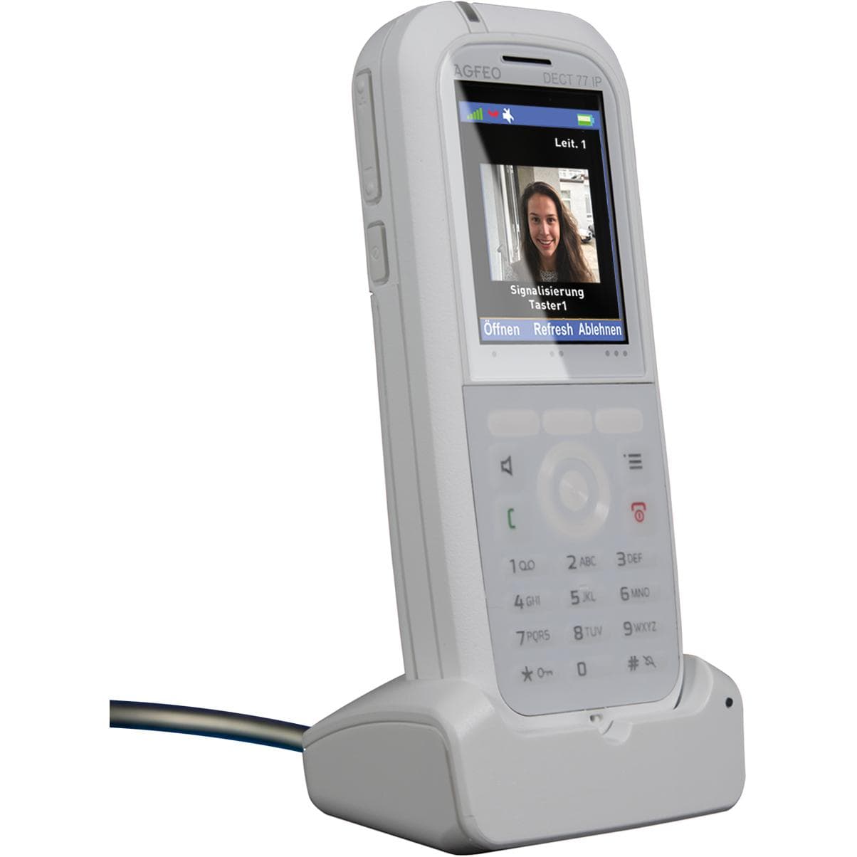Agfeo DECT 77 IP, Telefono, Bianco