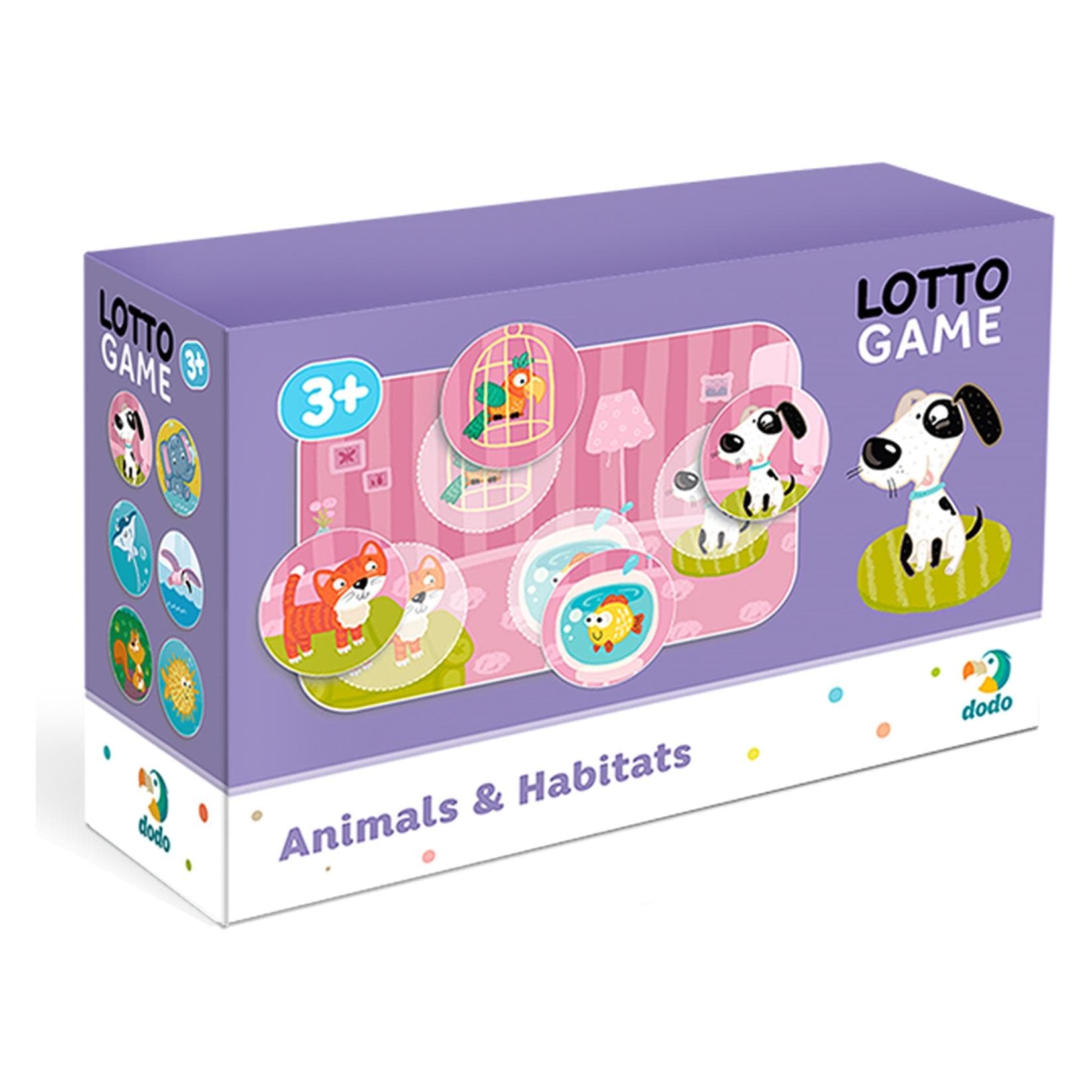 Dodo Gioco della lotteria Animali Habitat (Francese, Inglese, Italiano, Tedesco, 1 Giocatori)