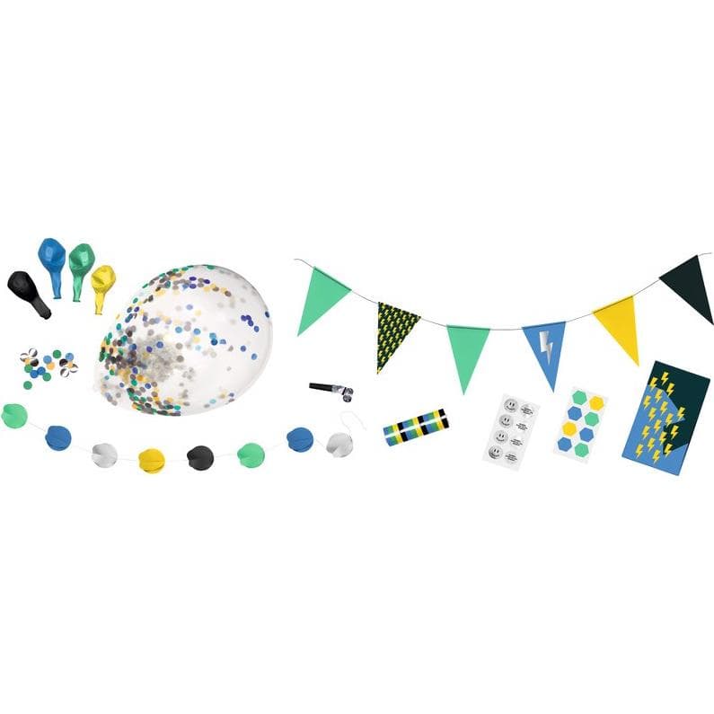 Folia Deco Set Party Boys 40pcs. (1 pz.)