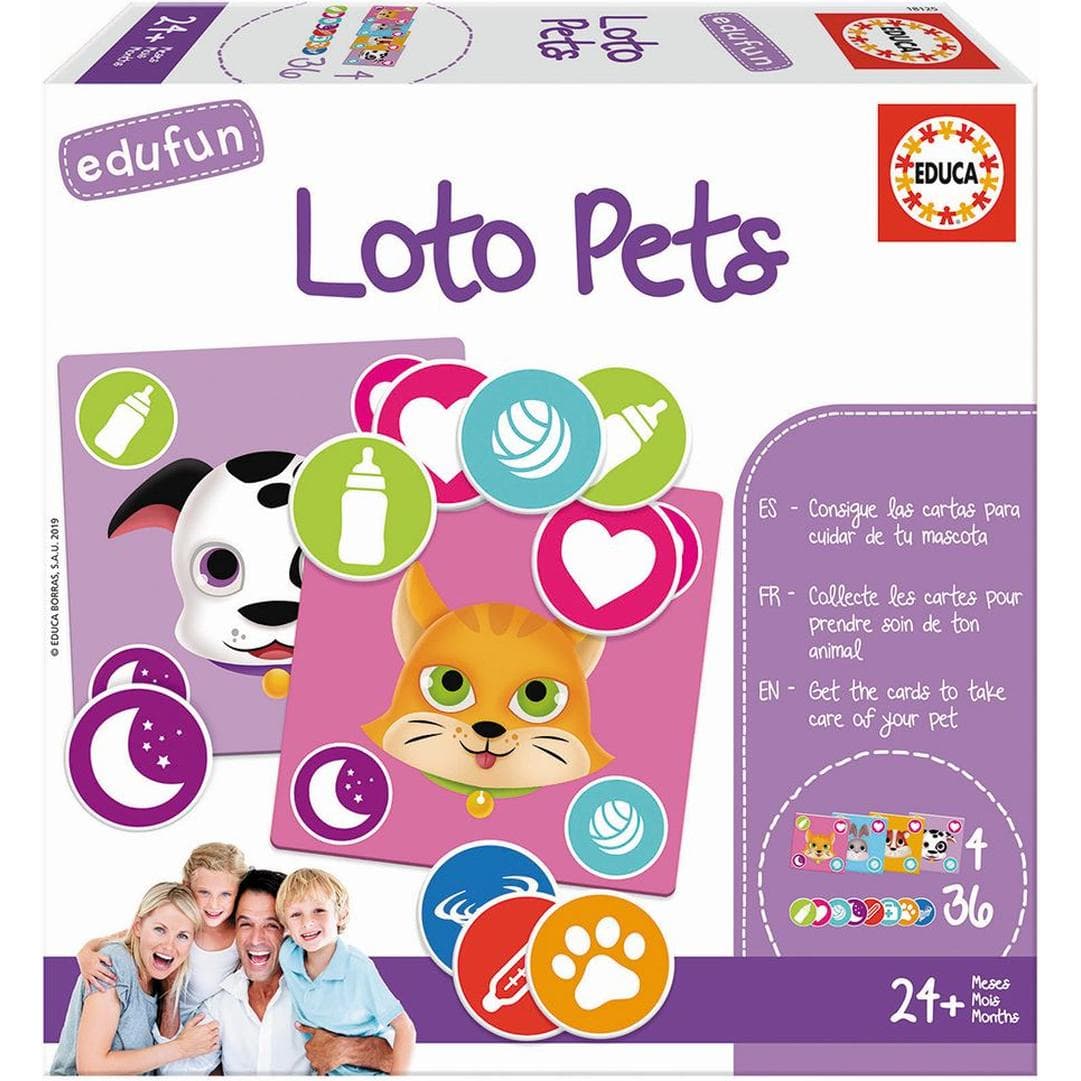 Educa Edufun - Loto animali domestici