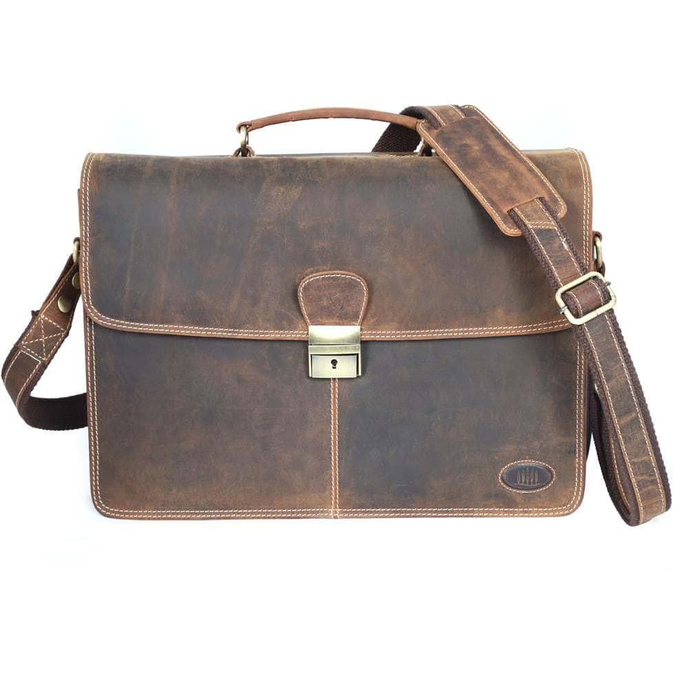Giorgio Carelli, Borsetta, Aktentasche 15 Laptop, Marrone