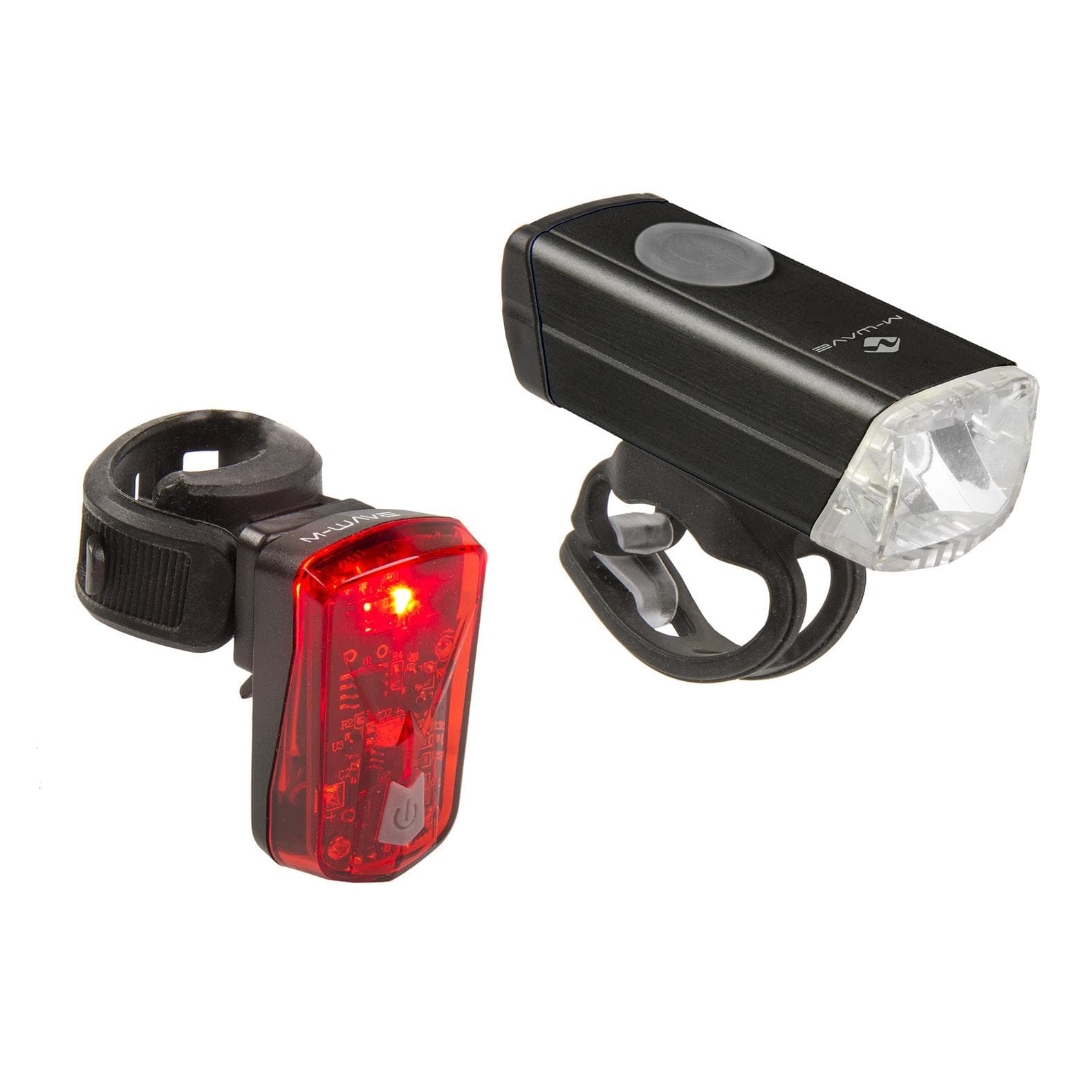 M-Wave, Luce + Fanali bici, (95 lm)