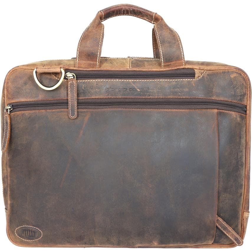 Giorgio Carelli Borsa per laptop, Borsa per Notebook, Marrone