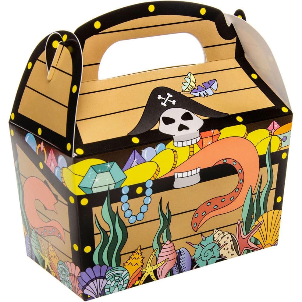 LG-Imports, Confezione regalo, Scatola Dispenser Forziere Pirata, 12 pezzi. (1x)