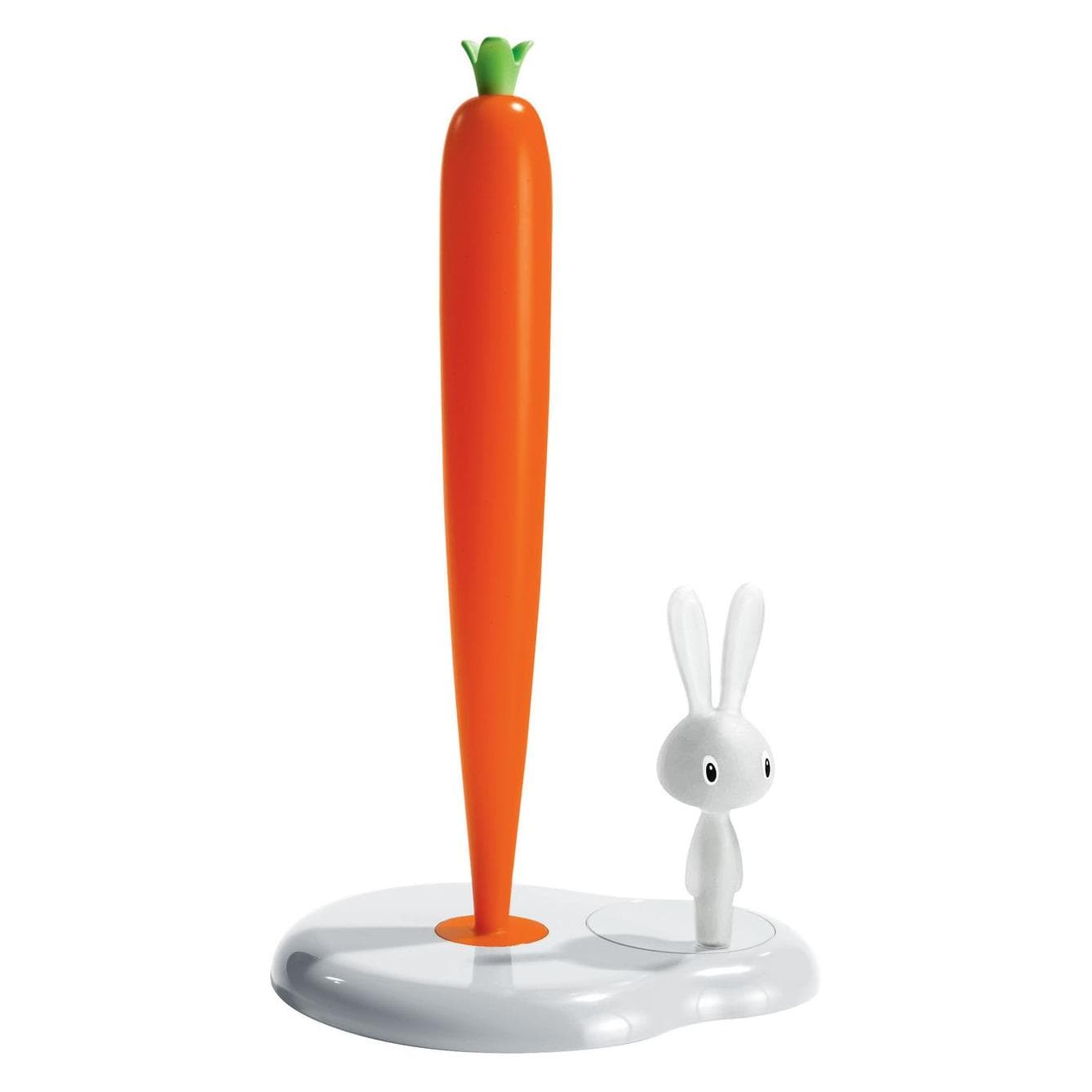 Alessi Bunny Carrot, Portarotolo, Arancia, Bianco