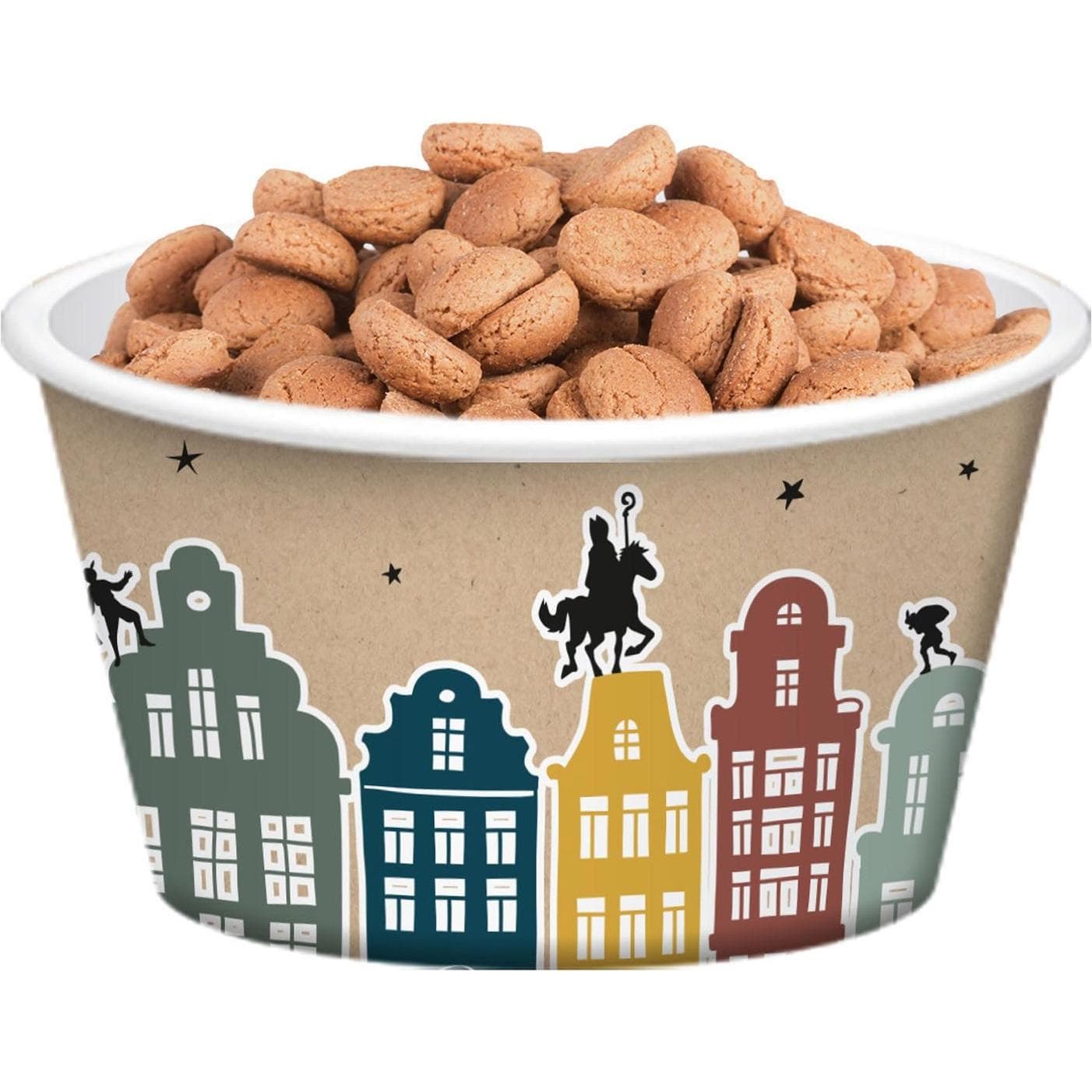 Folat Contenitore Pepernoot Sint, 5 pezzi. (5 pz.)