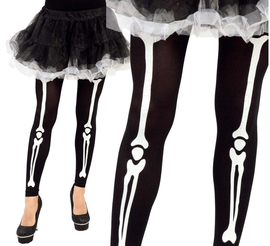 Leggings o calze di scheletro