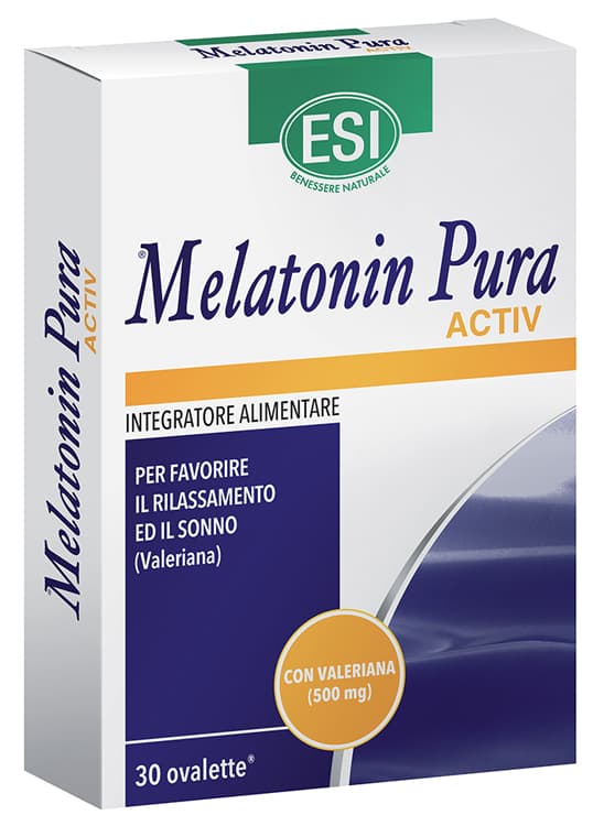 Melatonin pura activ integratore sonno - 30ovalette