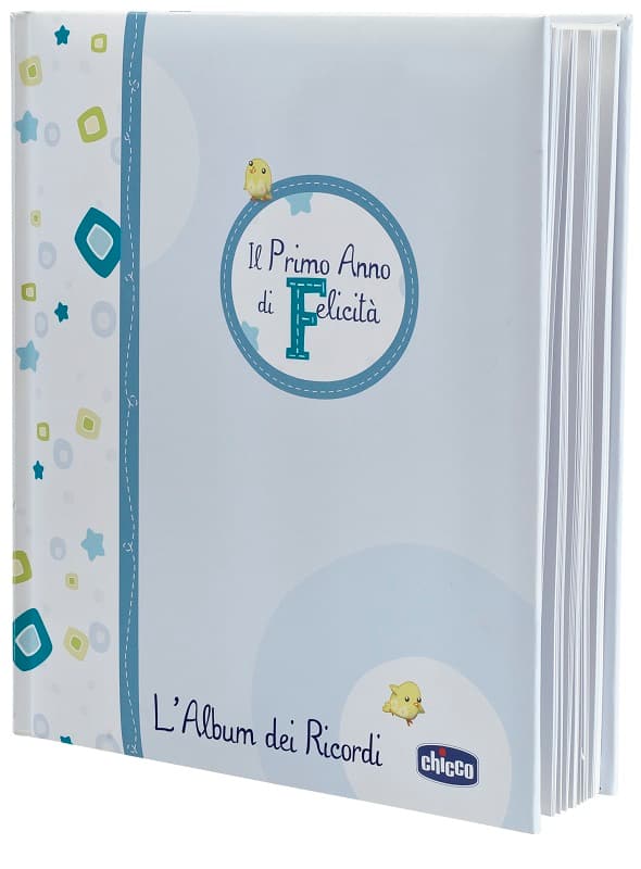 Libro ricordi azzurro
