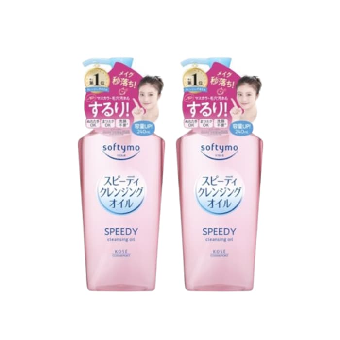 Kose - Softymo Speedy Cleansing Oil Pump (2024 Version) - 240ml (2ea) Set