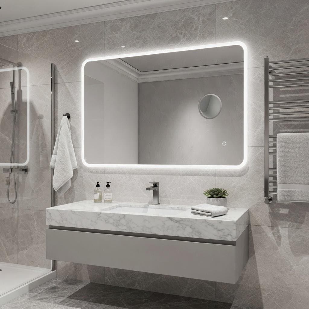 Specchio illuminazione led cm 120x60 - mod. L207