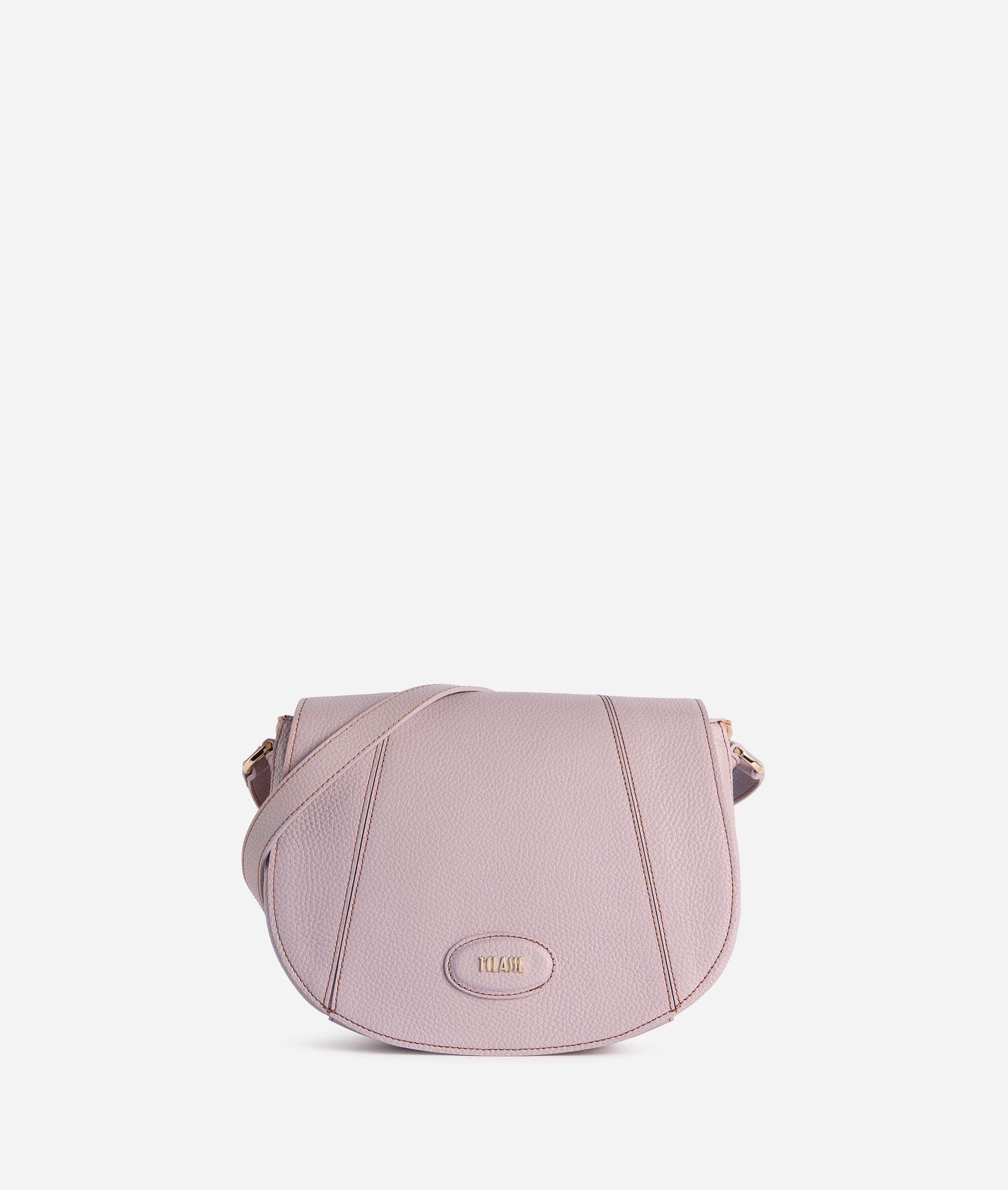 Rodeo Leather tracolla con patta Lilla Chiaro