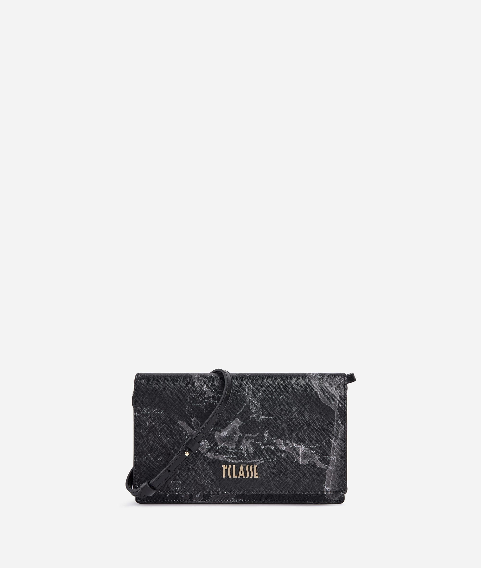 Nightfall Geo pochette con patta Nera