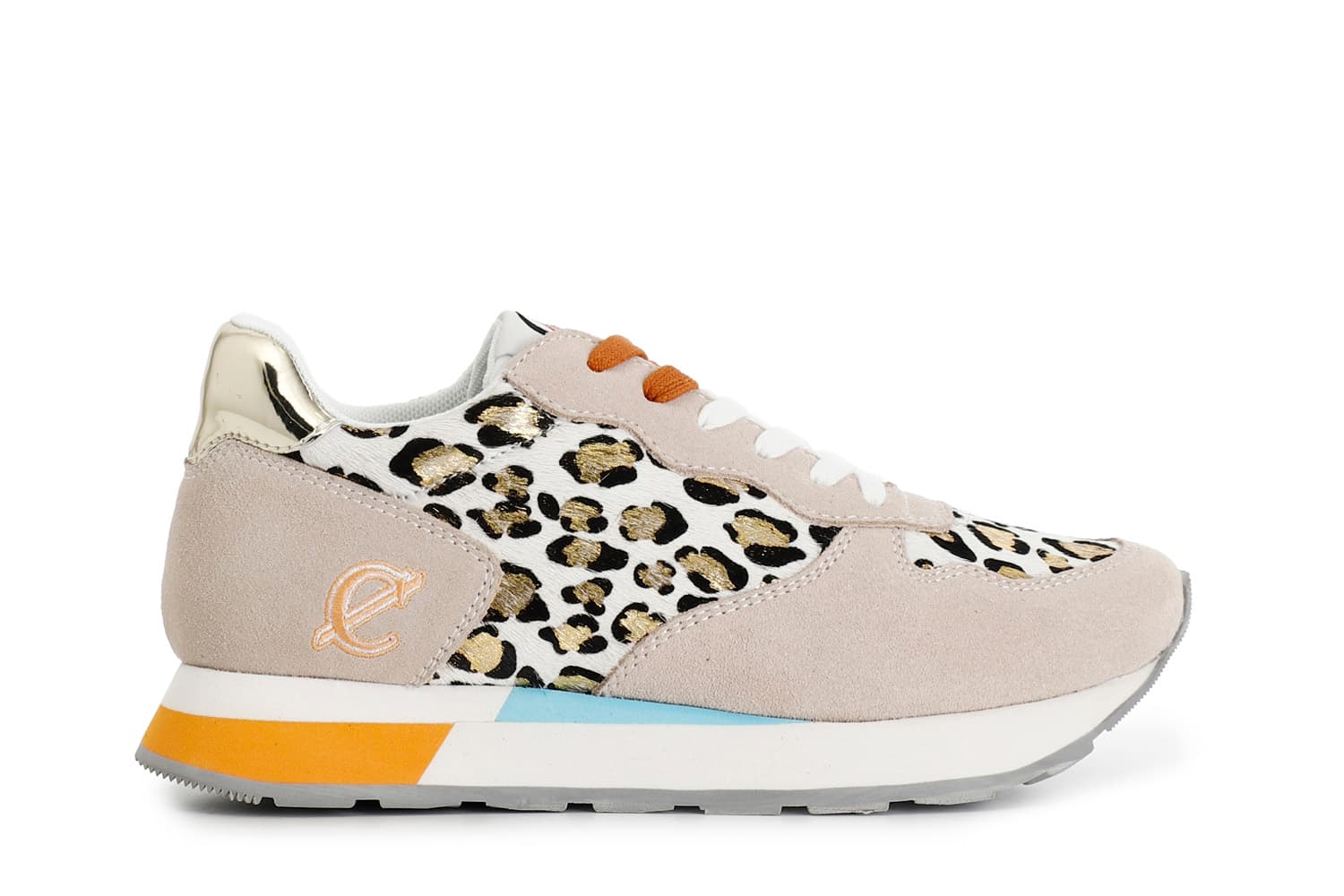 sneakers in pelle scamosciata e cavallino deserto 37