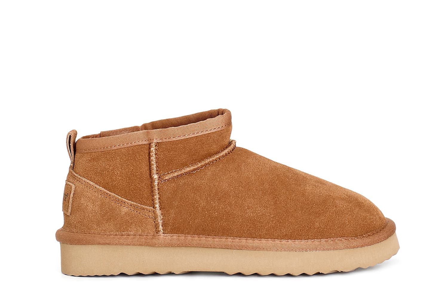 tronchetto alla caviglia in pelle scamosciata camel 41
