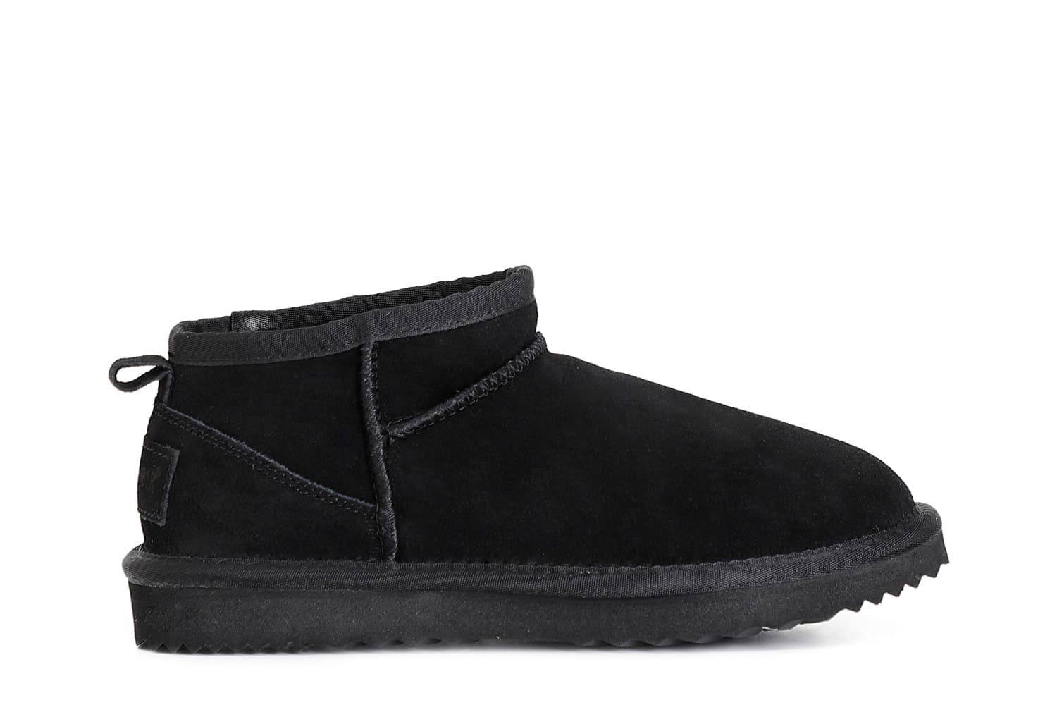 tronchetto alla caviglia in pelle scamosciata nero 38