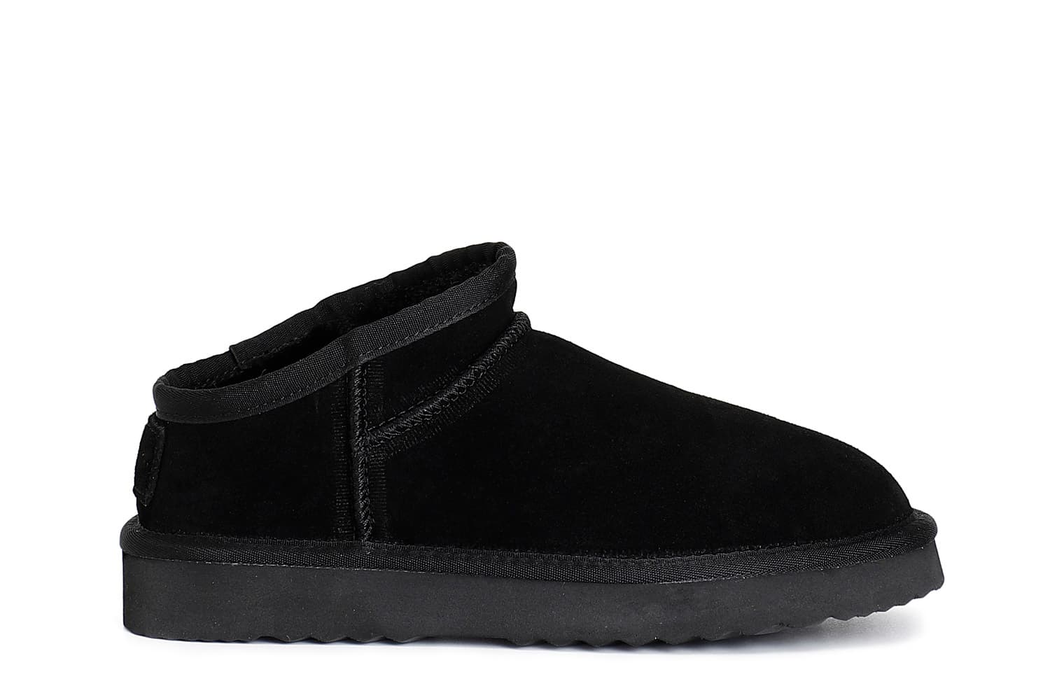 sabot in pelle scamosciata nero