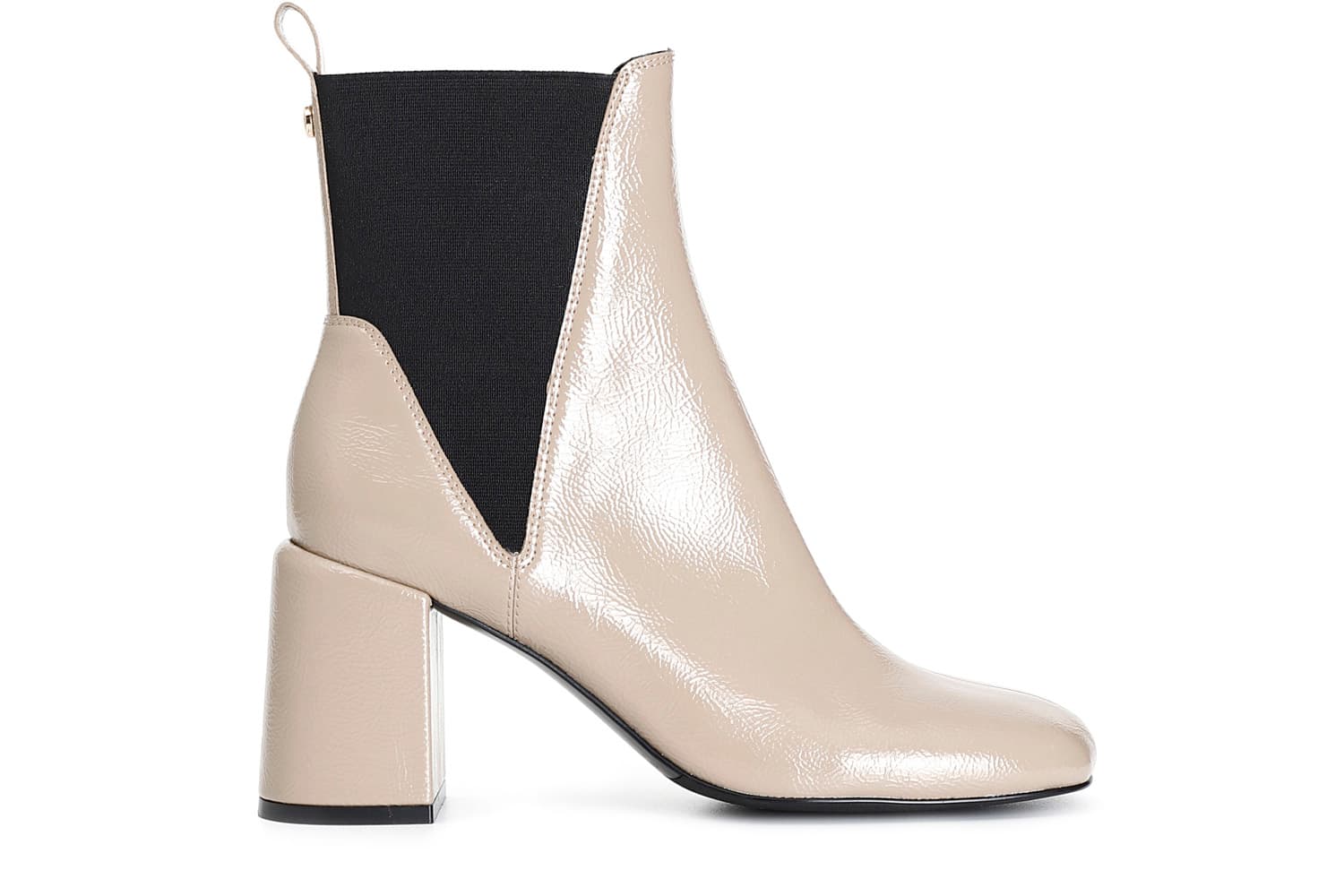 tronchetto da donna in pelle naplak taupe 37