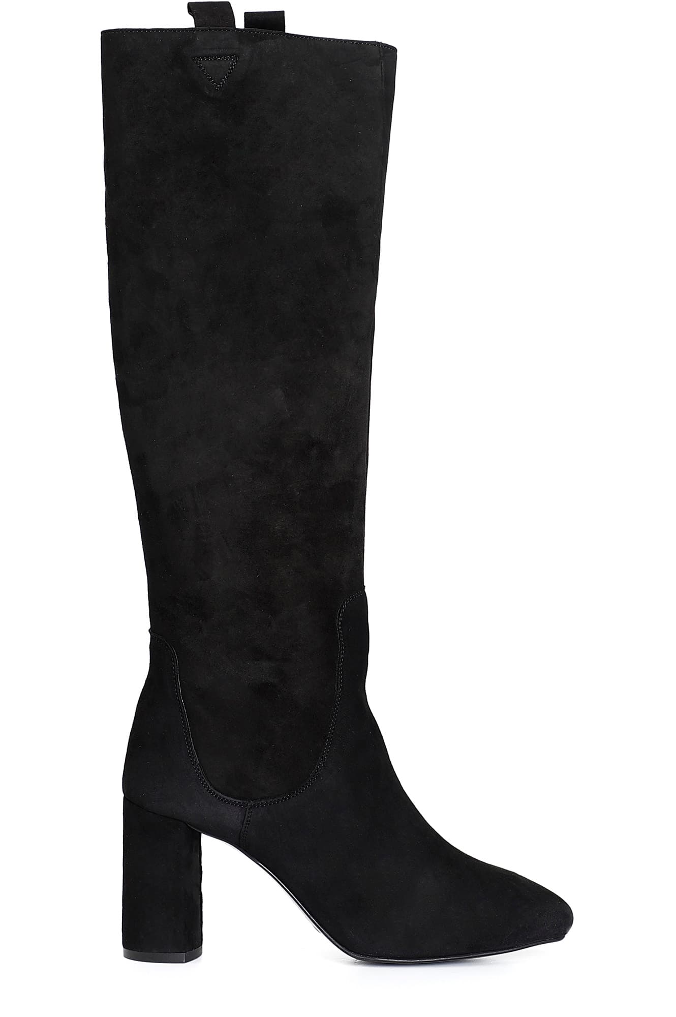 stivale in camoscio nero