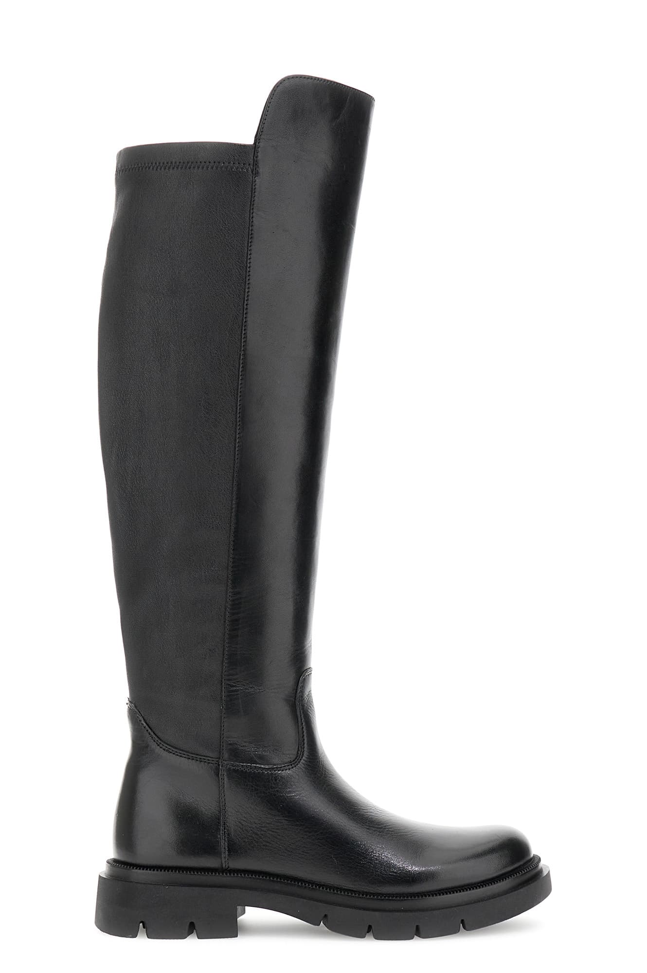 stivali in pelle nero 38