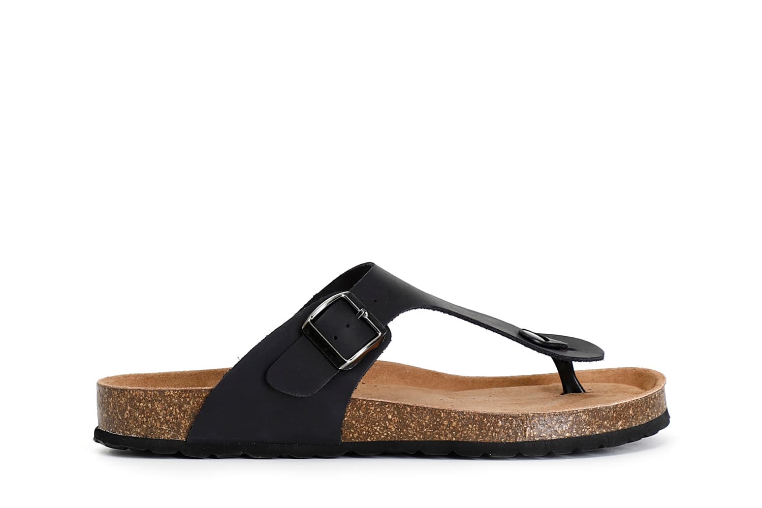 sandali infradito uomo in pelle nero 41