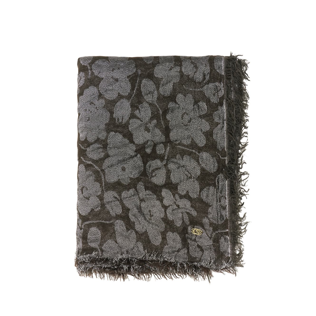 pashmina con fiori lurex espresso taglia unica