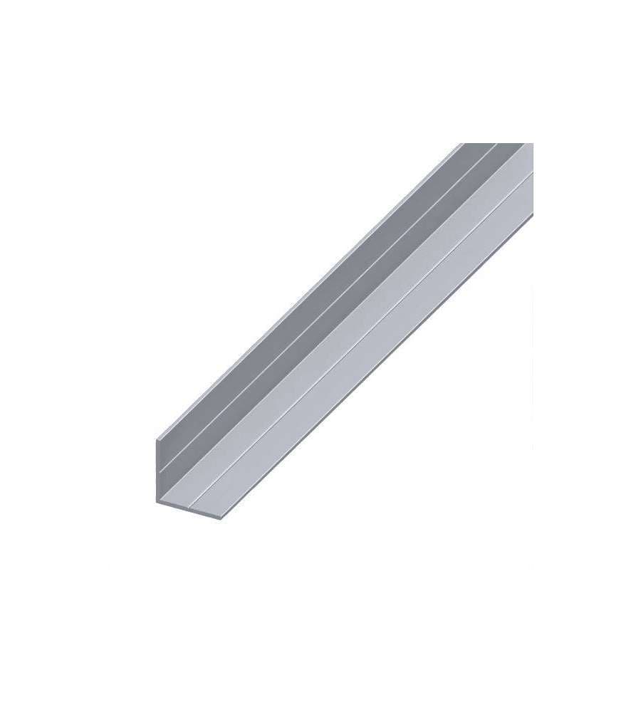 ALFER Angolare lati uguali in alluminio naturale 11,5x1,5 mm - 1 m