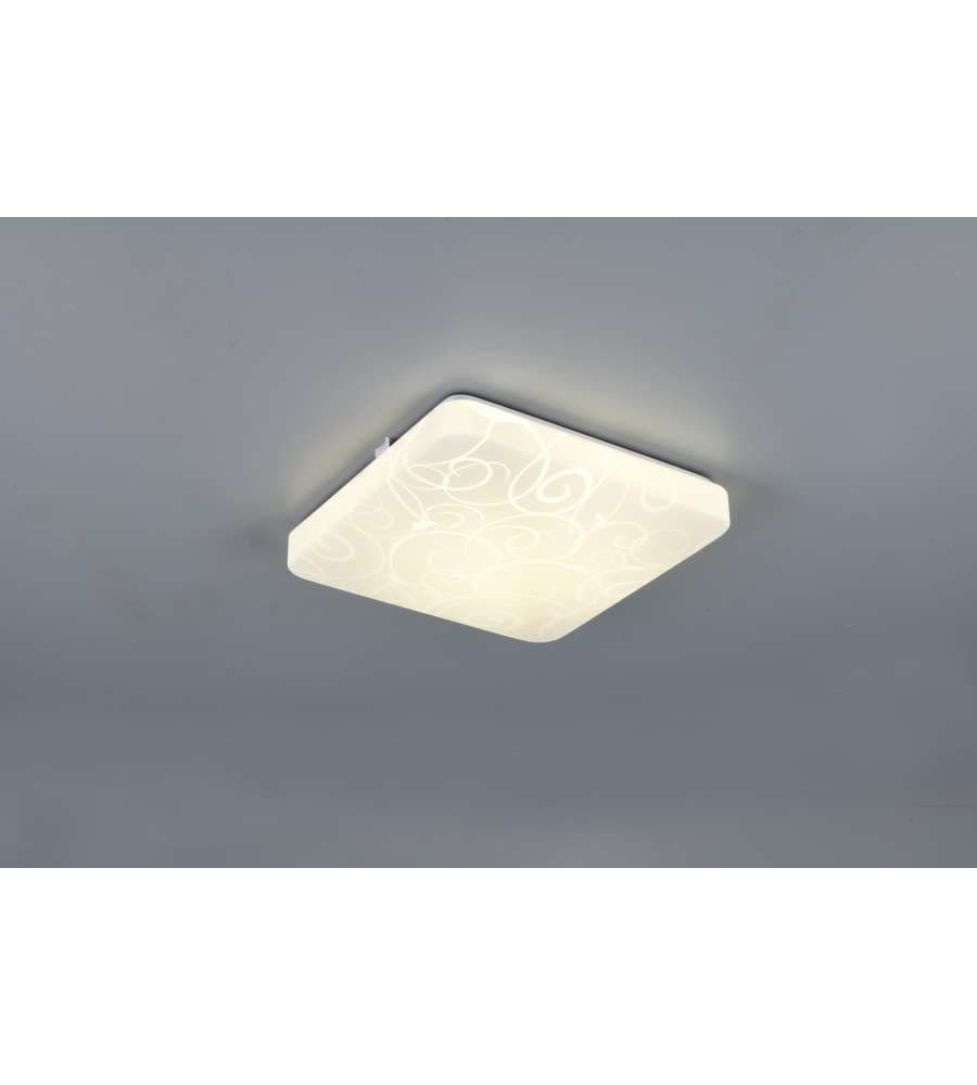 Reality Plafoniera Quadrata Led Mandria - Cerchio - 16W 1600lm L.27cm