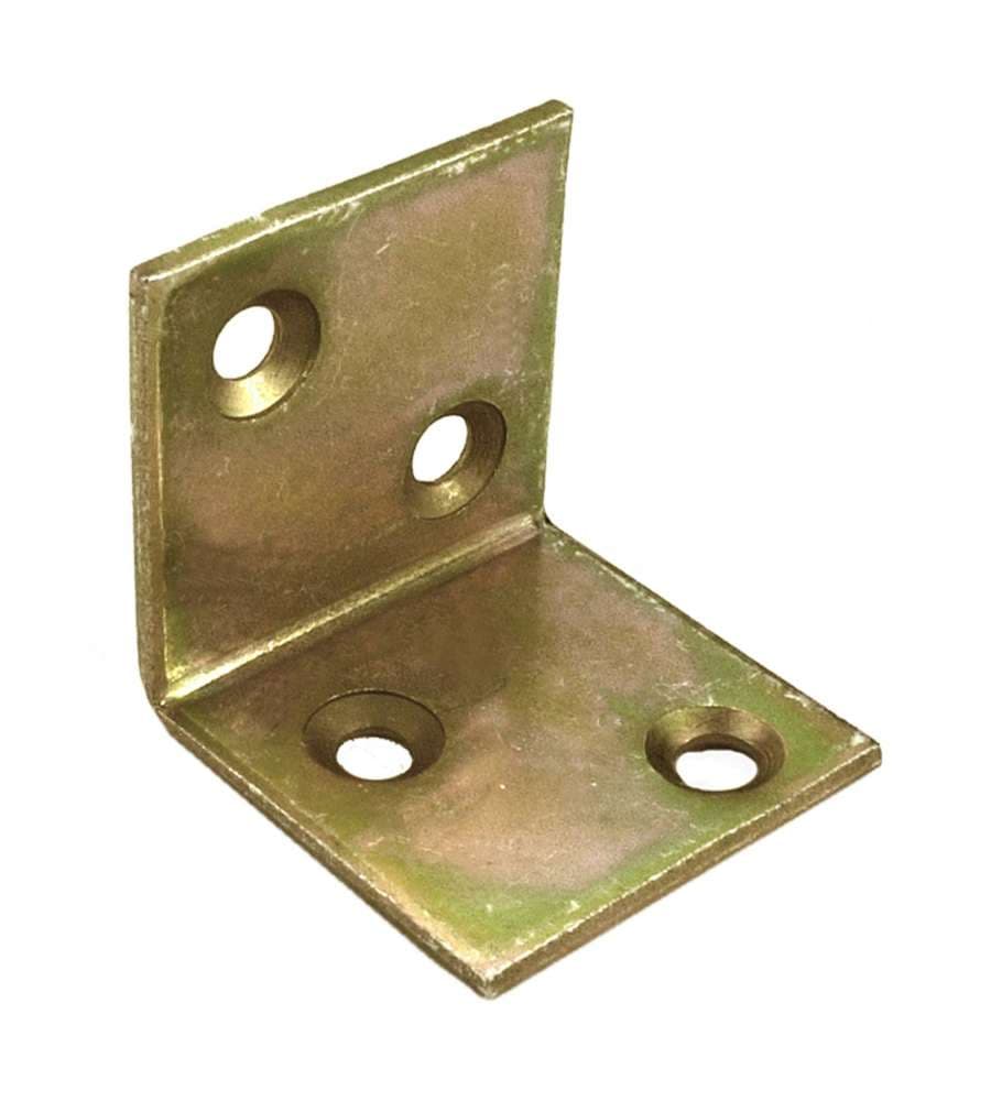 Lastrine angolari zincate giallo 115 x 60 x 40 x 2 mm