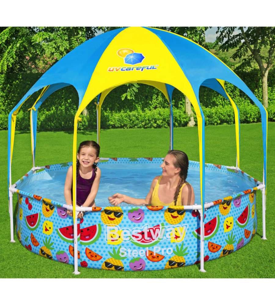Bestway Piscia Fuoriterra per Bambini Steel Pro UV Careful 244x51 cm