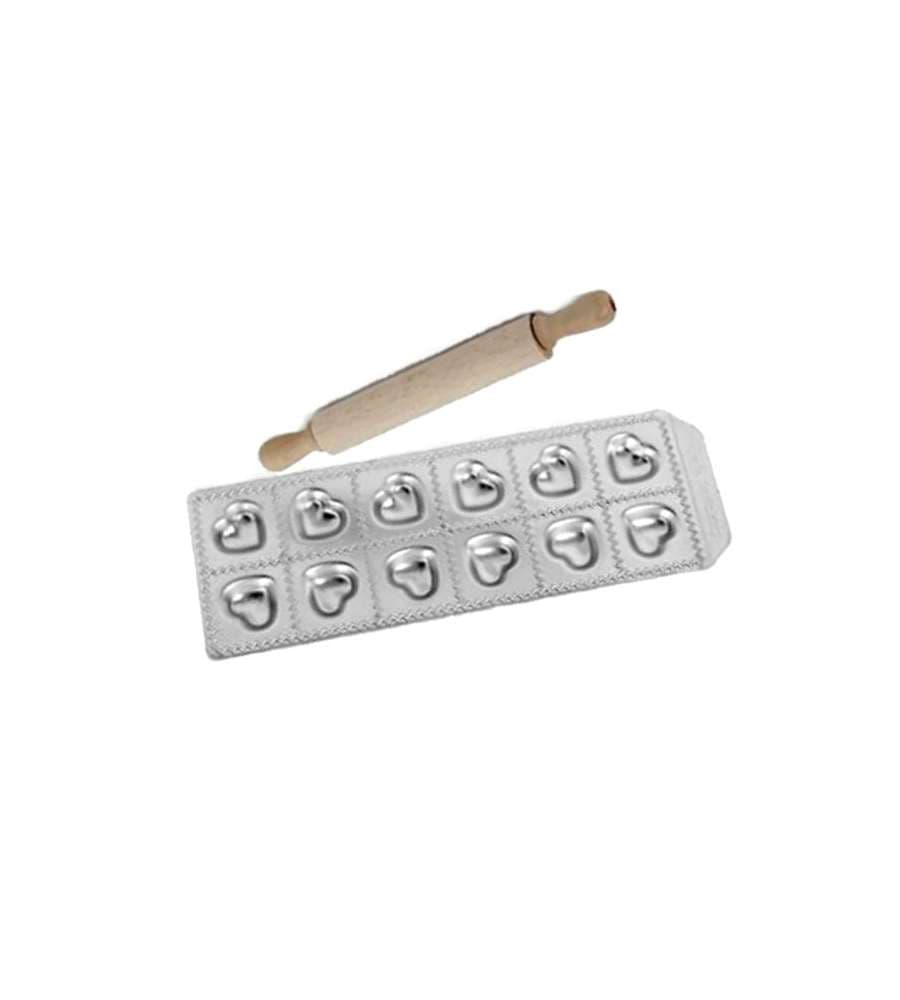 Stampo Ravioli Cuoricini 12 Raviolamp Imperia