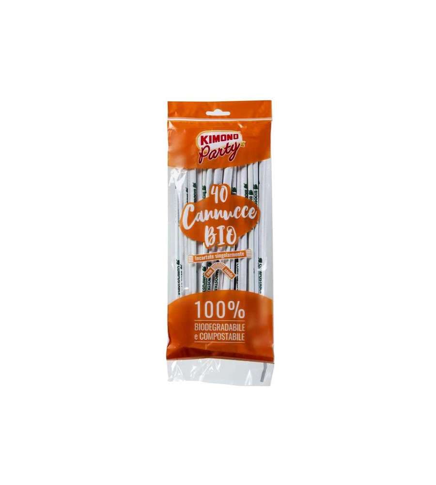 Cannuccia Bevande Bio Inc. Cm 24X0,5 Pz 40 Kimono
