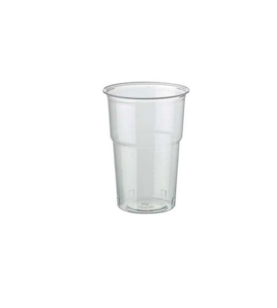 Bicchieri Monouso Plastica Trasparente 400 cc - 50 Pezzi