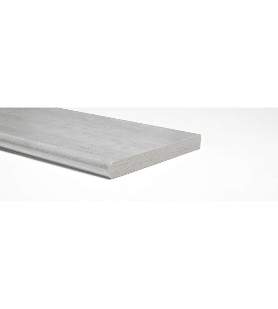 Kimono Mensola in Rovere Grigio Stondata - 600x200 mm