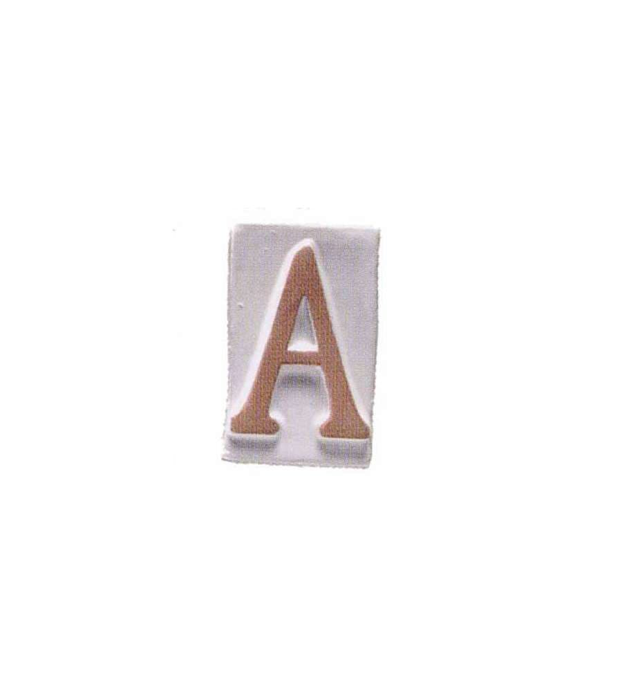 Lettera Civica Vasarte Terracotta E