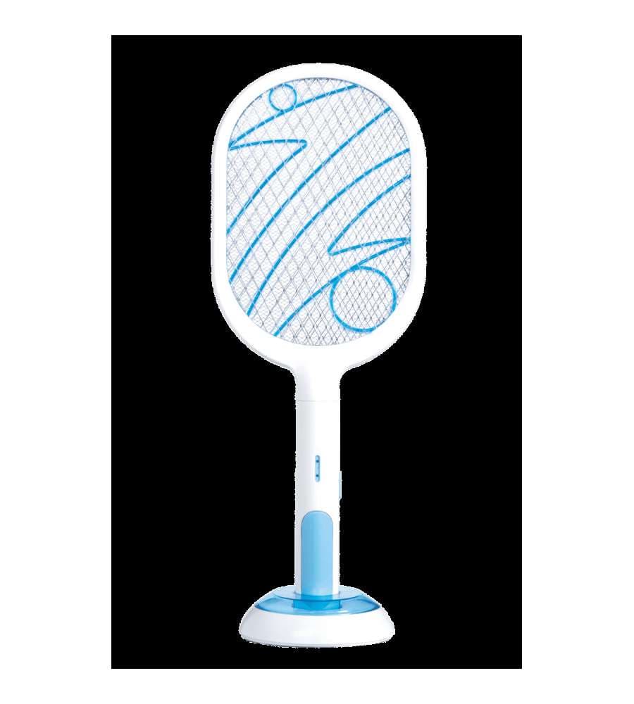 Euromarketing Racchetta Elettrificata Flash Away Zanzare Bianco 50 cm