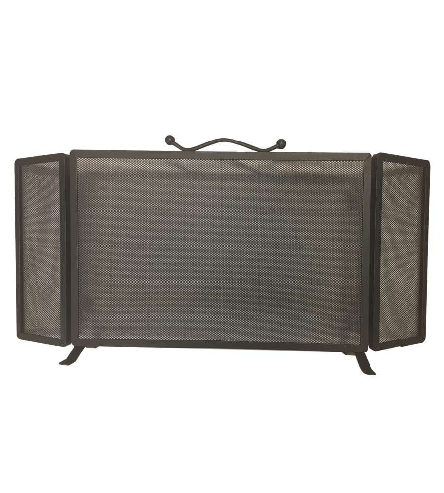 Pegoraro Parascintille Camino in Ferro Battuto Antracite - 100 cm