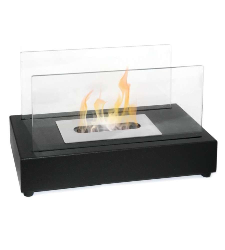 Divina Fire Camino Bioetanolo da Tavolo Berlino - Nero - 35x18x20,5cm