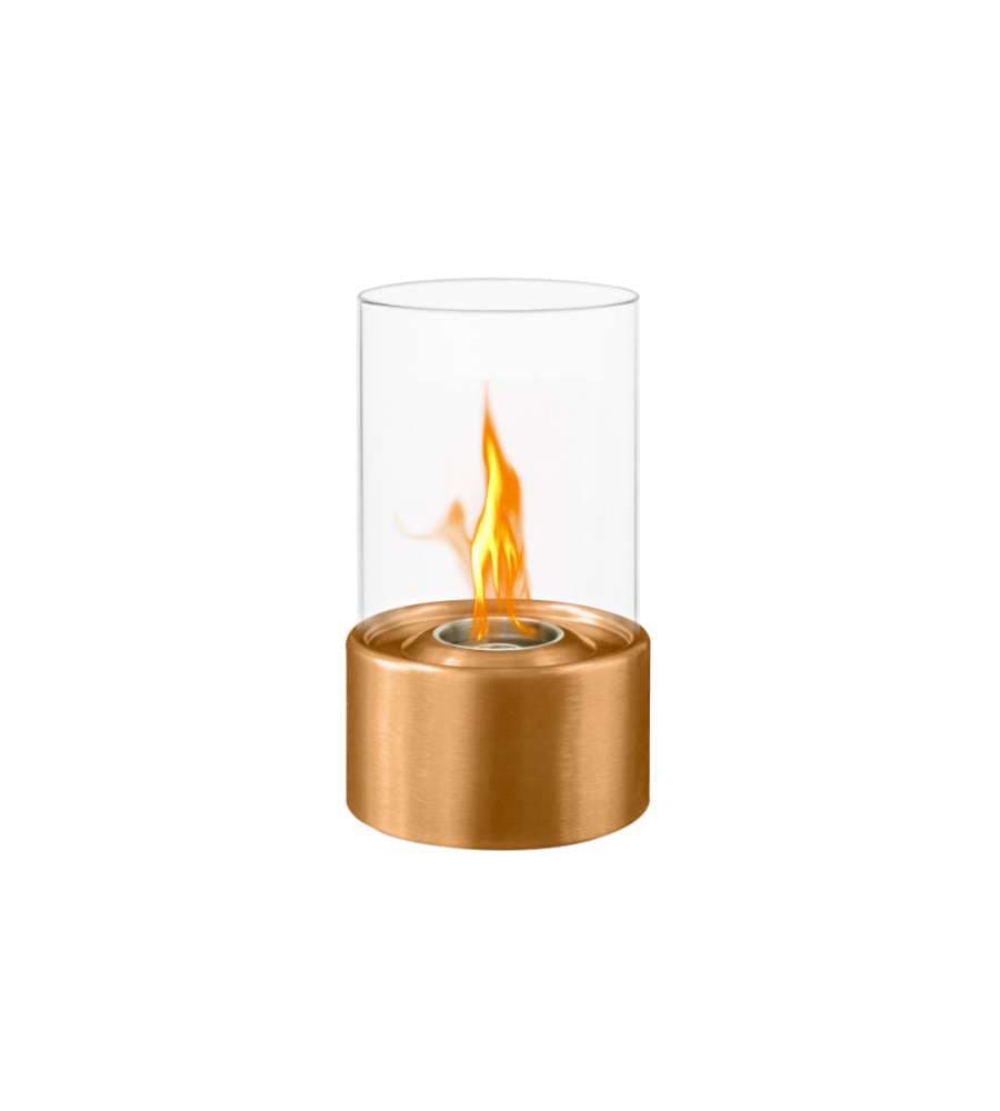 Divina Fire Camino Bioetanolo da Tavolo Marsiglia - Bronzo - 16x27 cm
