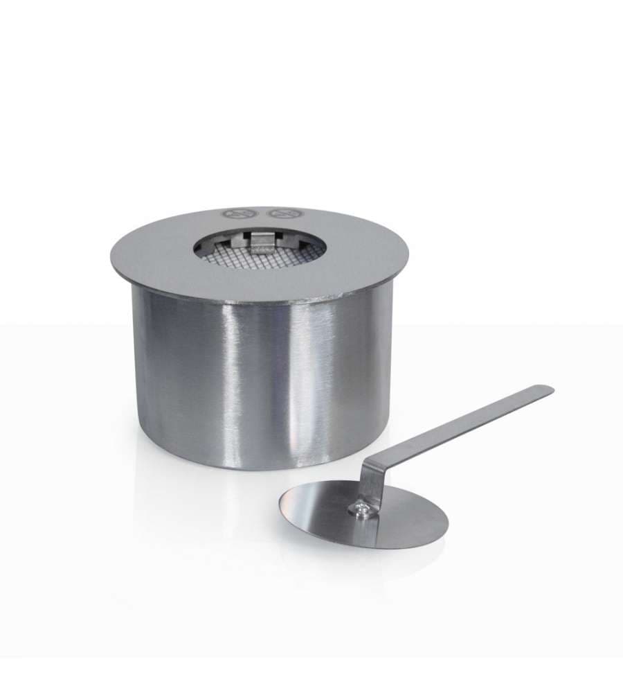 Divina Fire Bruciatore Bioetanolo - Inox - D17 1,5 lt
